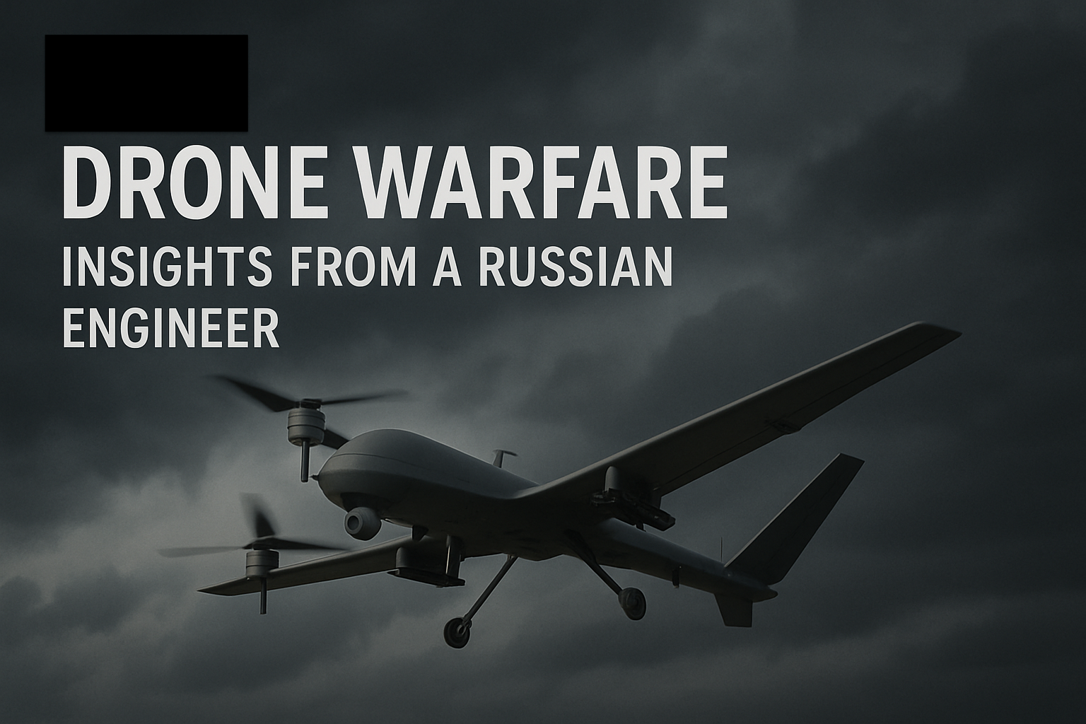 Drone Warfare: Insights from a Russian Engineer